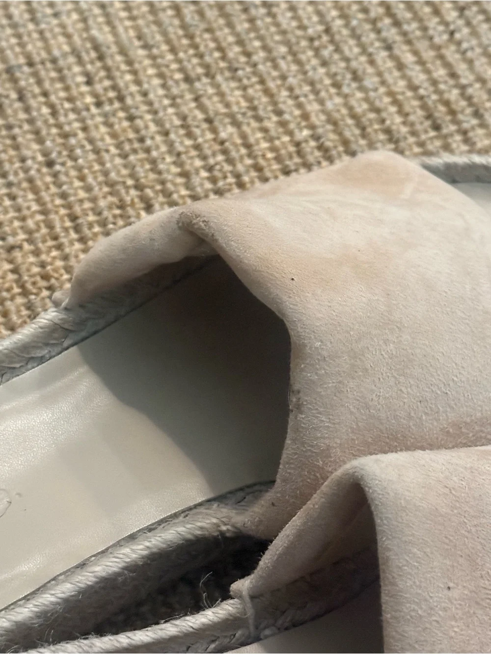 Vince Solana Espadrille Platform, Size 7.5 Sand